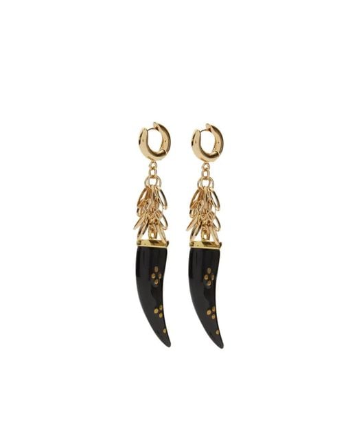 Isabel Marant Metallic Pendant Earrings