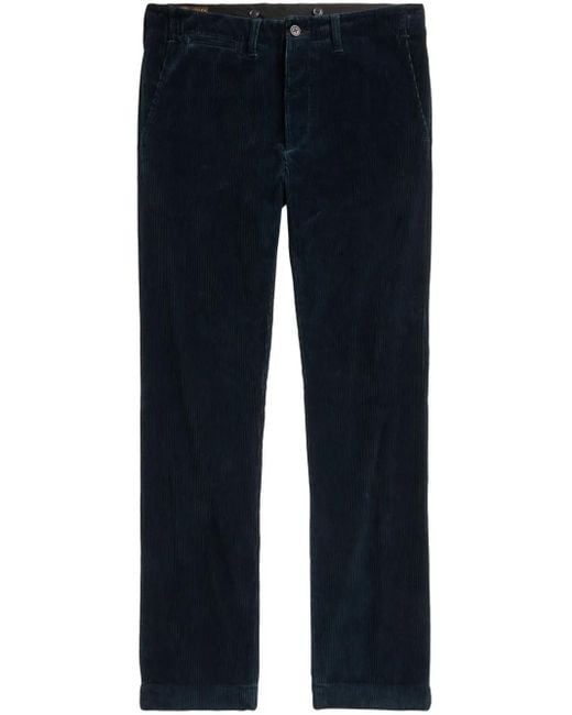 Pantalon En Velours Côtelé RRL pour homme en coloris Blue