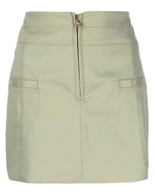 Manning Cartell Zip-front Mini Skirt in Green | Lyst