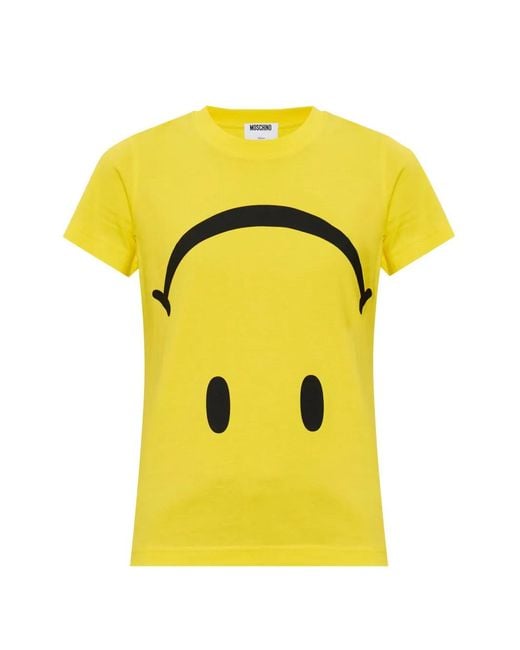 Moschino Yellow X Smiley Short-Sleeve T-Shirt