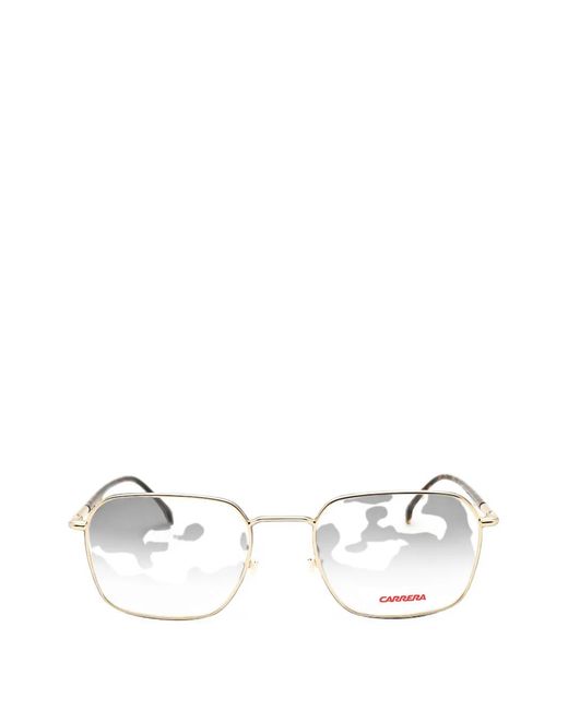 Carrera White Rectangle-Frame Glasses for men