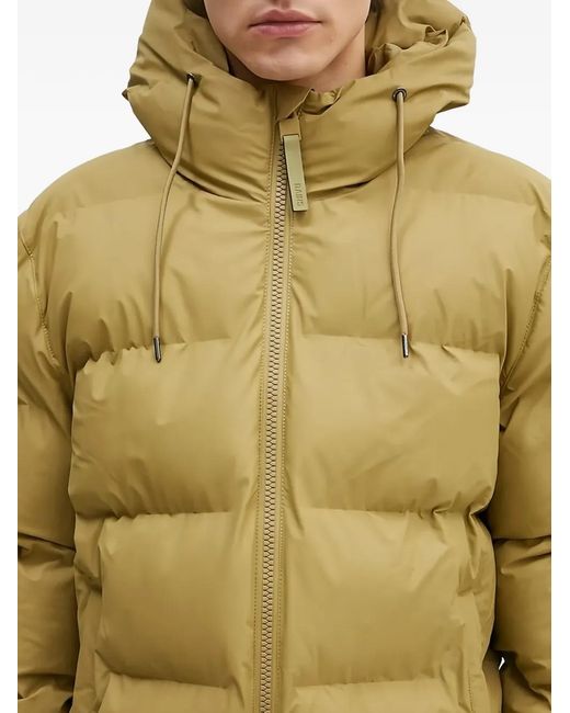 Rains Natural Alta Hooded Puffer Jacket