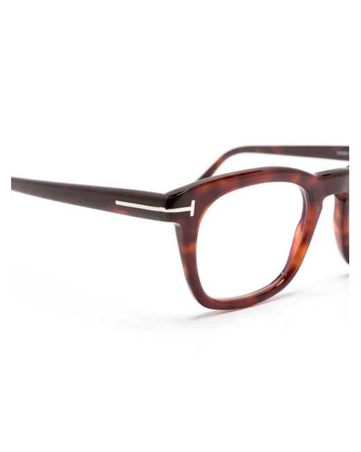 Tom Ford Brown Square-Frame Glasses