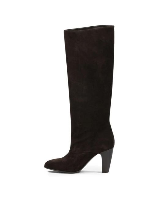 Sergio Levantesi Black Onesta Knee-High Boots