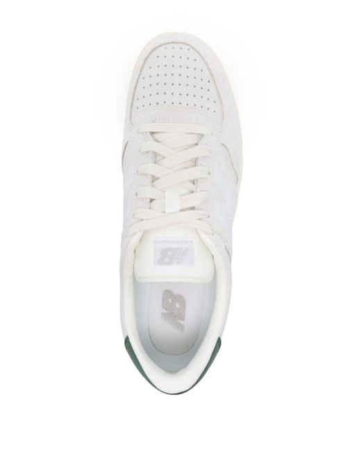 New Balance White T500 Sneakers for men