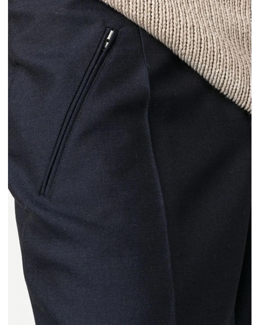 Maison Margiela Blue Straight-Leg Tailored Trousers for men