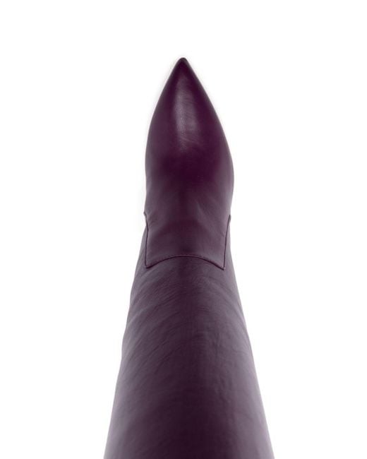 Paris Texas Purple Stiefeletten mit Stiletto-Absatz 85mm