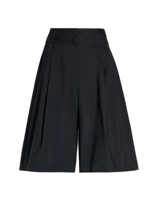 Proenza Schouler Blue Clio Pleated Shorts