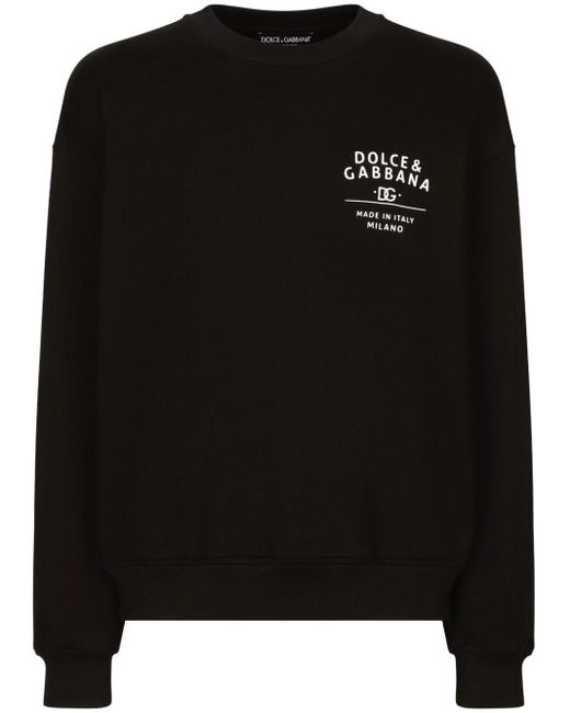メンズ Dolce & Gabbana ロゴ スウェットシャツ Black