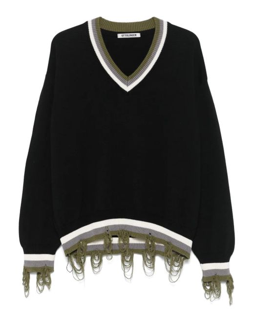 OTTOLINGER Black Organic Cotton Sweater