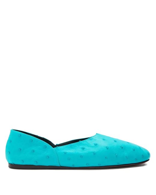 Khaite Blue Jane Ballet Flats
