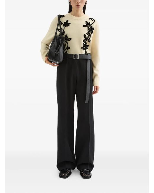 Jil Sander Black Wool Trousers
