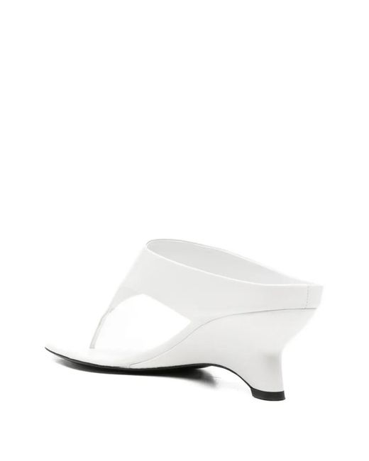 Khaite White Marlow Mule