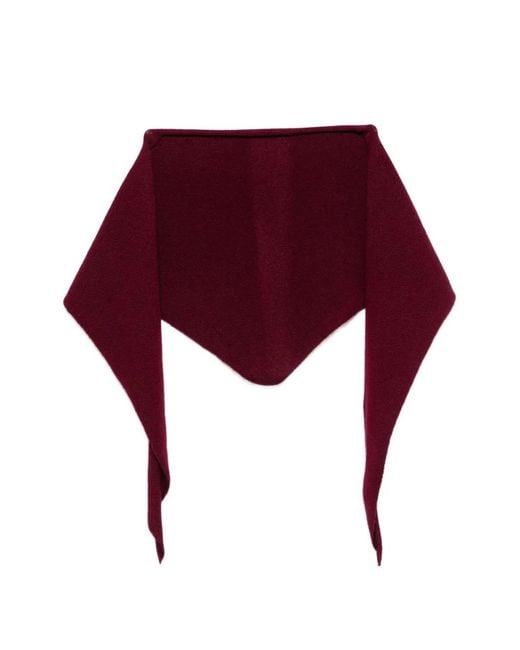 Lisa Yang Red Florianne Scarf