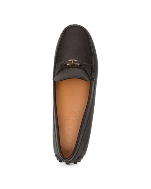 Tod's White Gommino T Timeless Loafers
