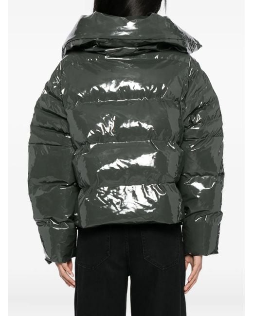 Rains Gray Alta Vision Puffer Jacket
