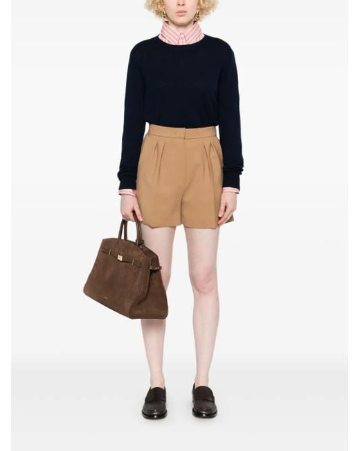 Barrie Blue Crew-Neck Sweater