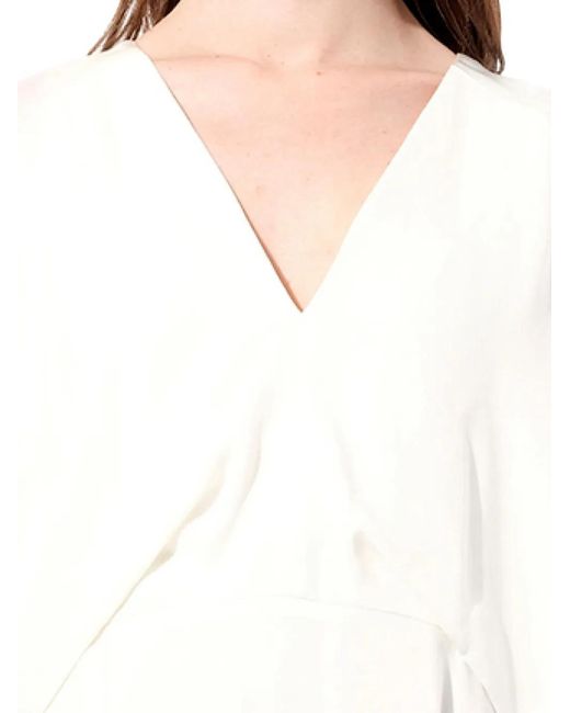 Balenciaga White Short-Sleeve Dress