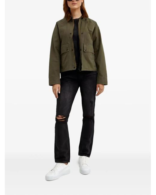 Polo Ralph Lauren Green Corduroy-Collar Field Jacket