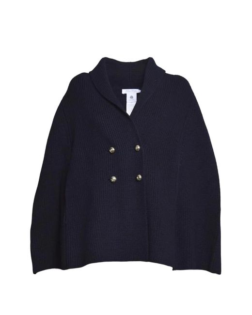Max Mara Blue Buttoned Cardigan