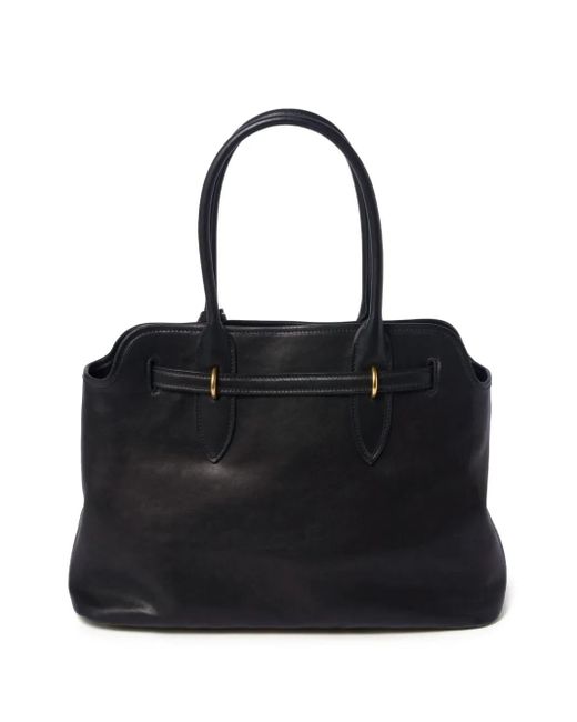 Miu Miu Black Aventure Medium Leather Handbag