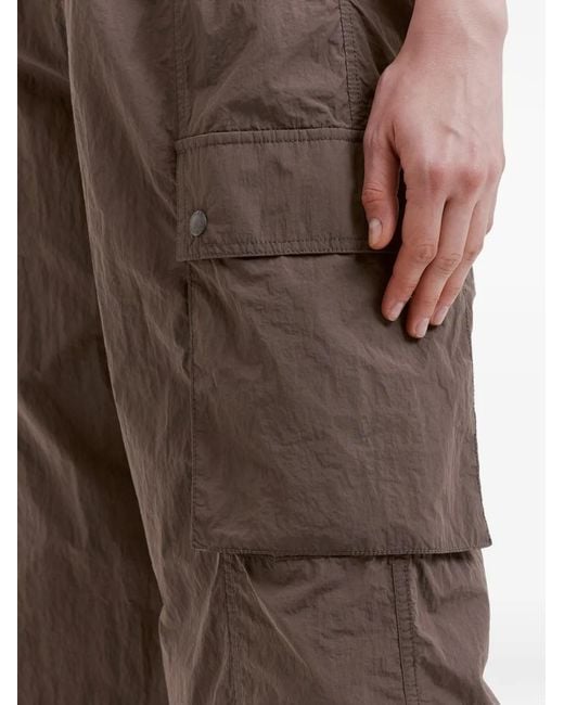 Chocoolate Gray Elasticated Cargo Trousers