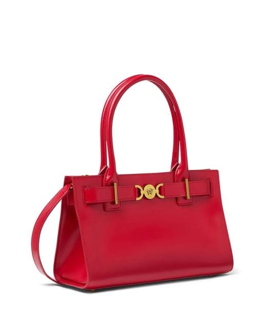 Bolso shopper Medusa '95 Versace de color Red