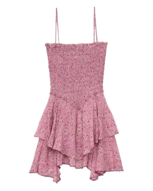 Isabel Marant Pink Anka Midi Dress