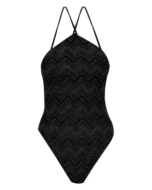 Bañador con cuello halter Missoni de color Black