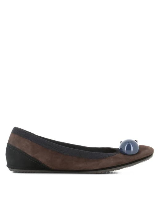 Dove Nuotano Gli Squali Black Becky Embellishment Ballet Flats