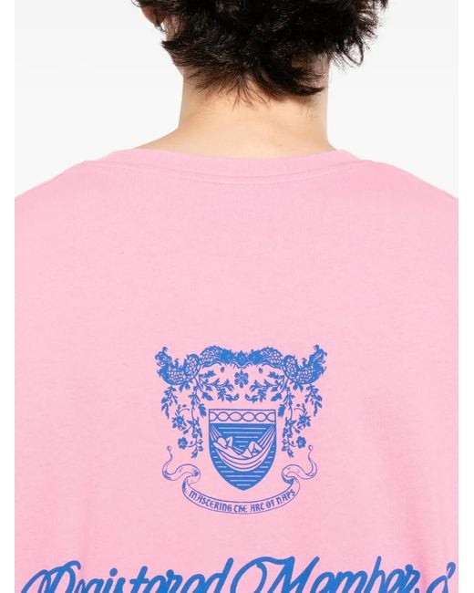 Camiseta League Edwin de hombre de color Pink