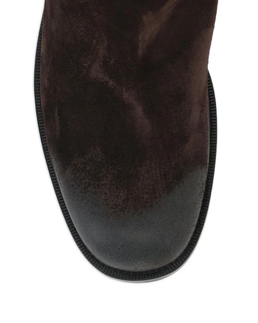Church's Black Stiefel aus Wildleder