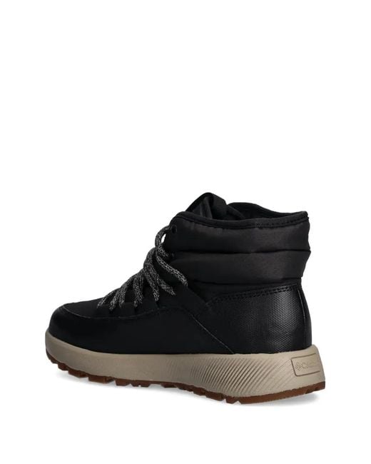 Columbia Black Padded Lace-Up Boots