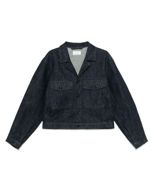 Lemaire Blue Denim Cotton Jacket for men