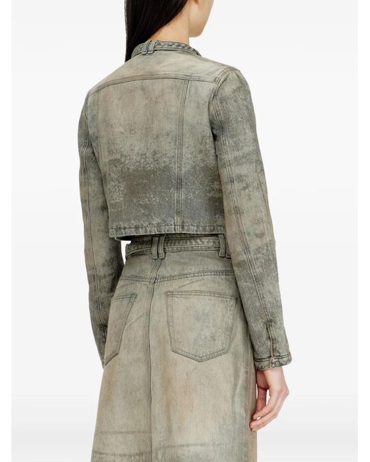 DIESEL Gray Denim Jacket