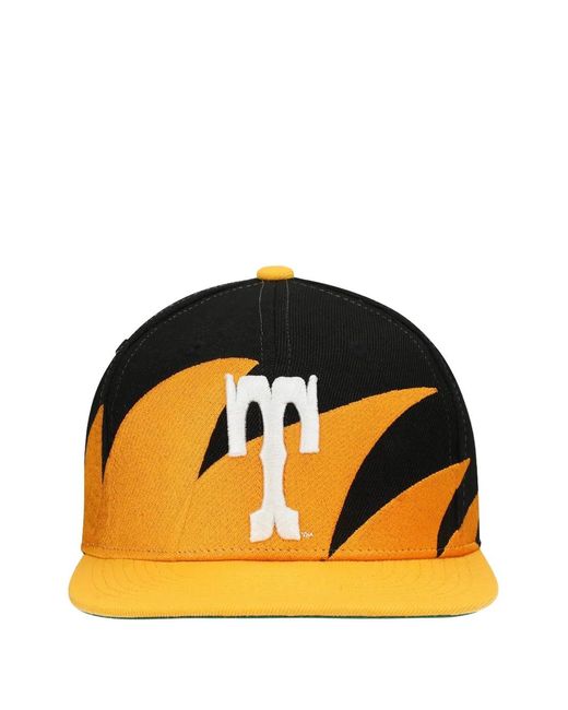 Mitchell & Ness Black Sharktooth Snapback Cap for men