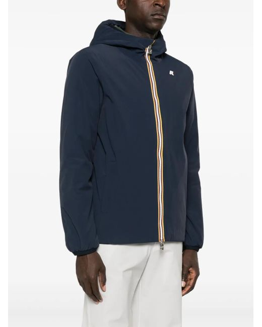 K-Way Blue St Warm Jacket for men