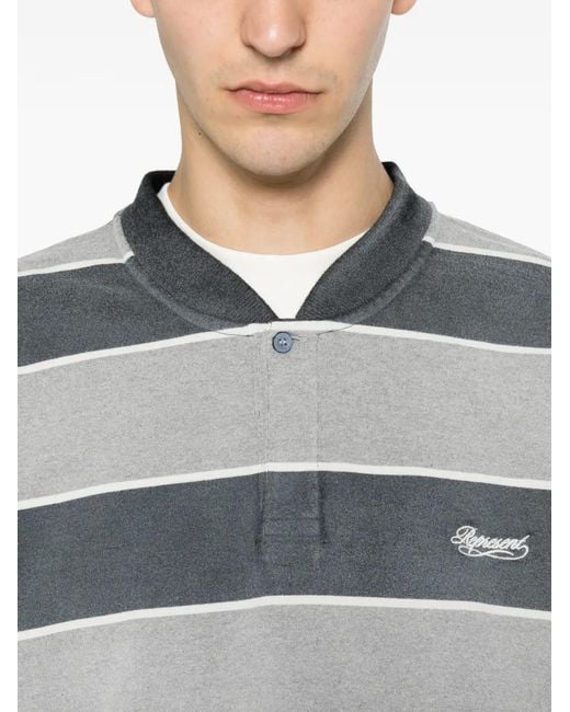 Represent Gray California Striped Long-Sleeve for men