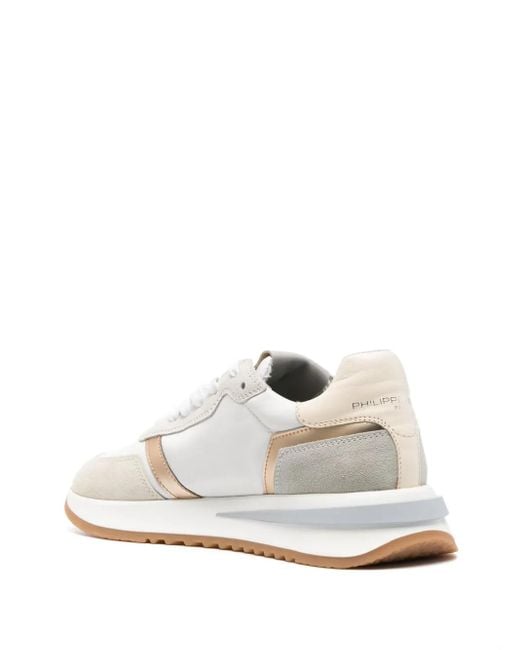 Philippe Model White Flat Shoes