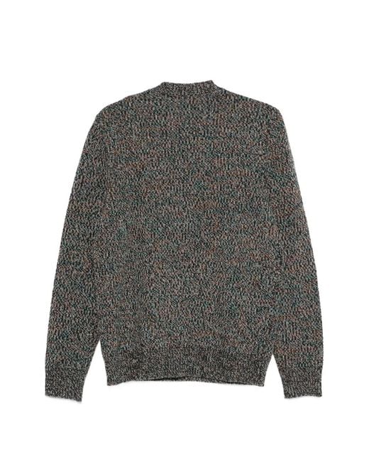 Barena Gray Crew-Neck Sweater for men