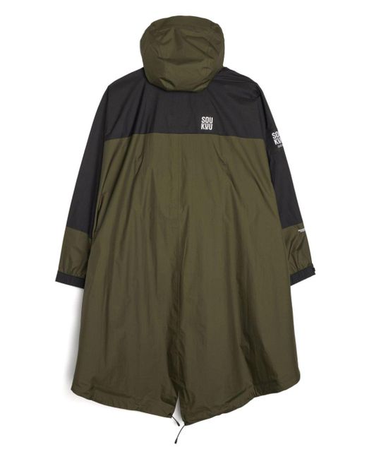 The North Face Gray X Undercover Project U Soukuu Hike Packable Fishtail Shell Parka for men