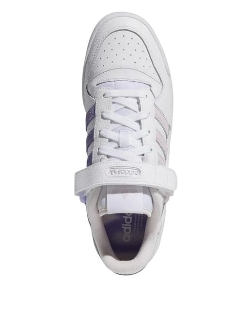 Adidas White Forum Low "Cloud/Almost/Light" Sneakers