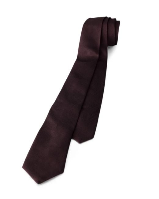 Prada Purple Silk Tie for men