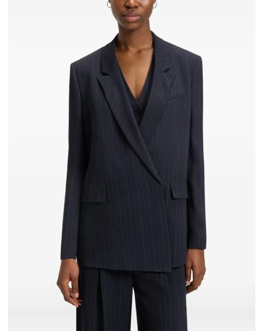 Giacca A Righe di Boss in Blue