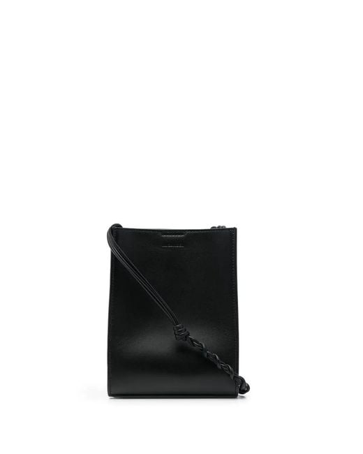 Jil Sander White Braided-strap Leather Shoulder Bag for men