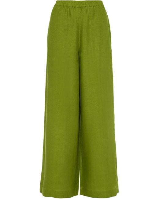 Eres Green Select Wide-Leg Trousers