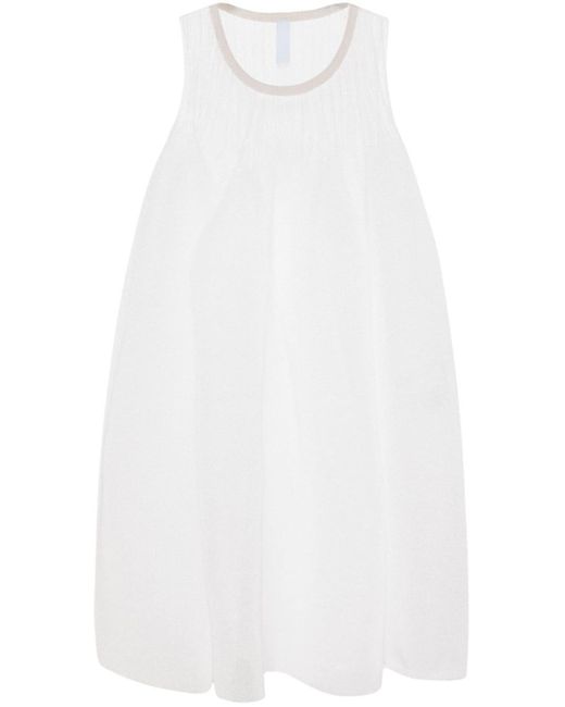 CFCL Pottery Lucent Maxi-jurk in het White