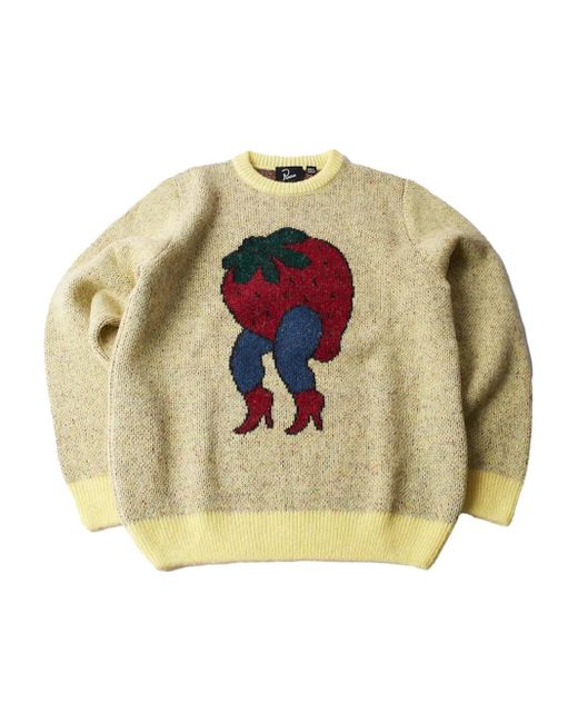 メンズ by Parra Stupid Strawberry セーター Metallic