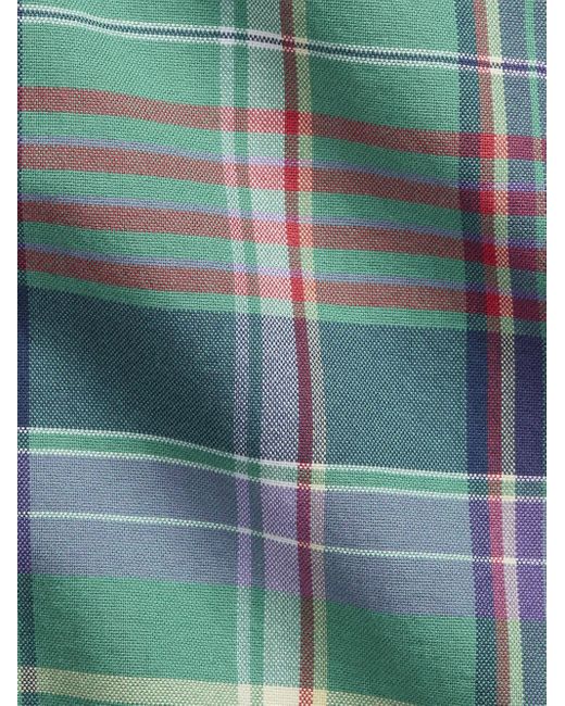 Polo Ralph Lauren Green Plaid-Pattern Shirt for men