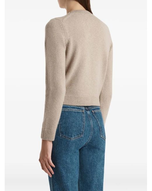 Khaite White Leta Sweater